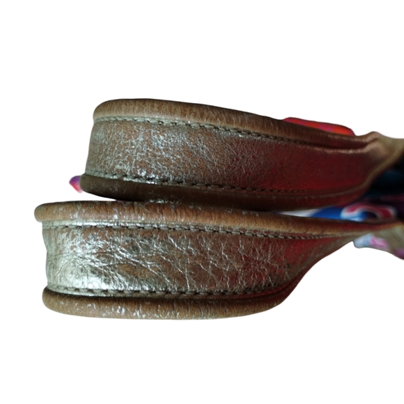 COACH Graffiti Tote Bag Poppy Signature Glam Handbag Style 13839 Multi Color Y2K - Picture 9 of 9